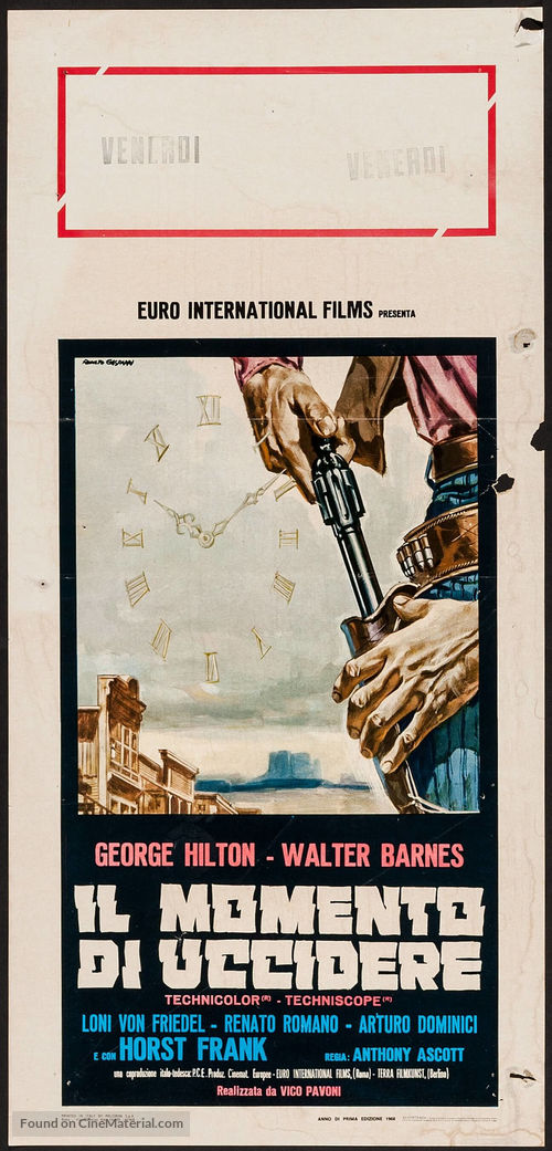 Il momento di uccidere - Italian Movie Poster