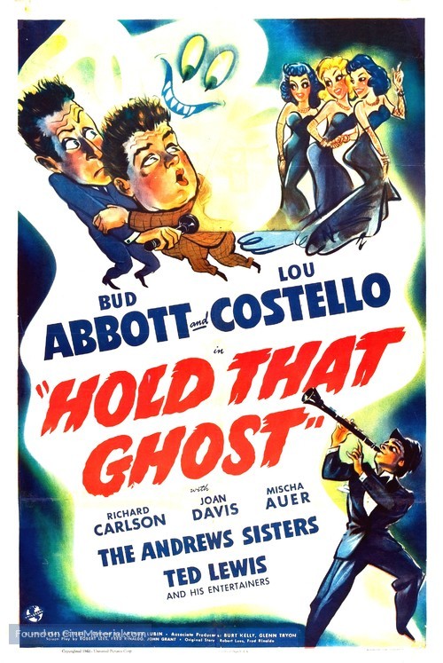 Hold That Ghost - Movie Poster