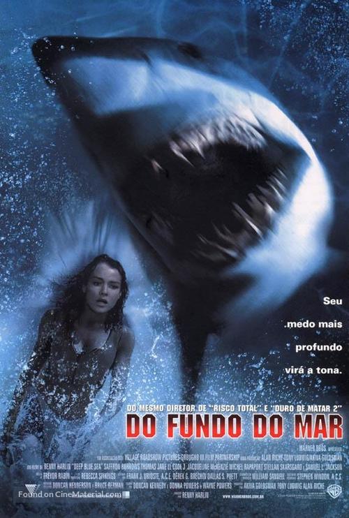 Deep Blue Sea - Brazilian Movie Poster