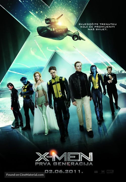 X-Men: First Class - Croatian Movie Poster