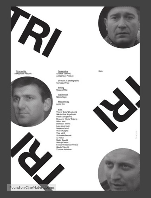 Tri - Yugoslav Movie Poster