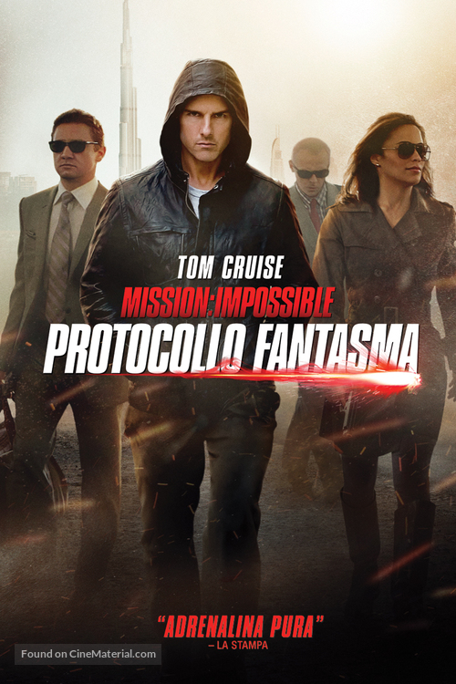 Mission: Impossible - Ghost Protocol - Italian DVD movie cover