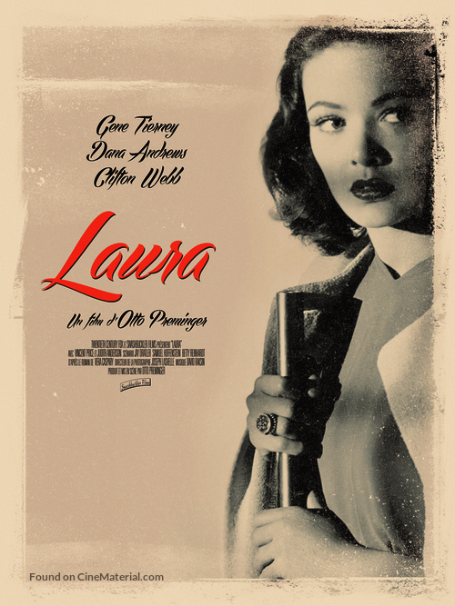 Laura - French Re-release movie poster
