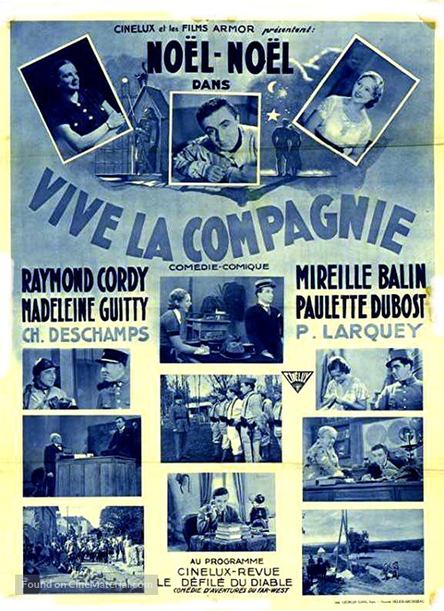 Vive la compagnie - French Movie Poster