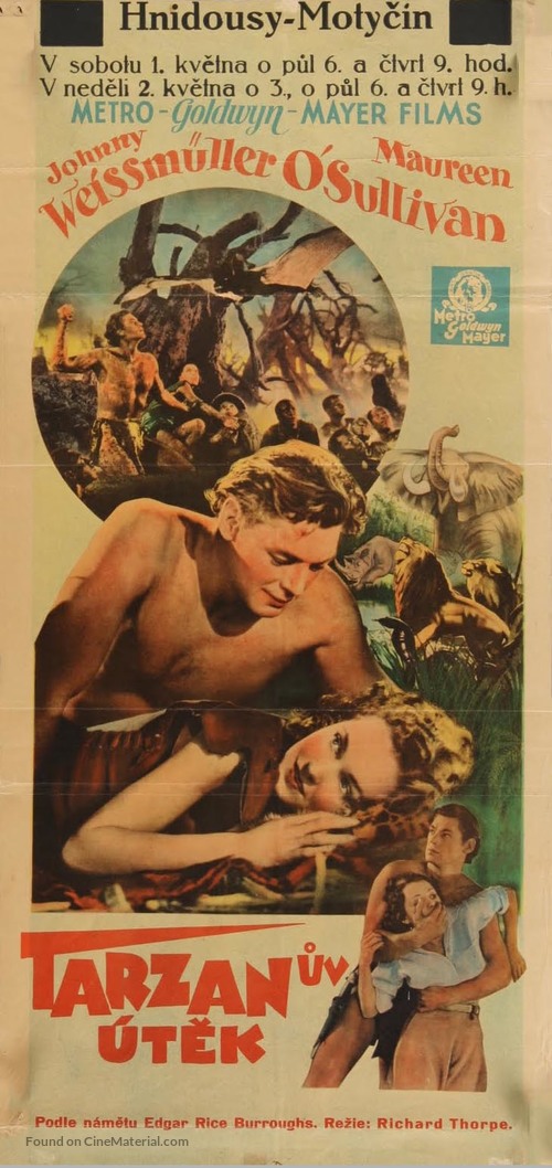 Tarzan Escapes - Czech Movie Poster