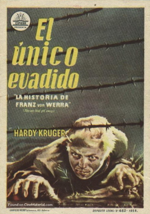The One That Got Away - Spanish Movie Poster
