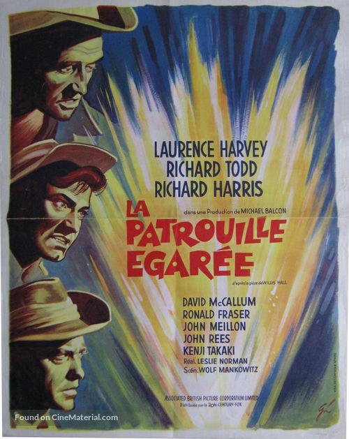 The Long and the Short and the Tall - French Movie Poster