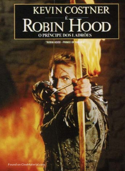 Robin Hood: Prince of Thieves - Brazilian DVD movie cover