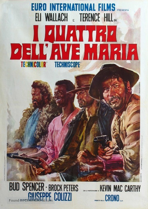 I quattro dell&#039;Ave Maria - Italian Movie Poster