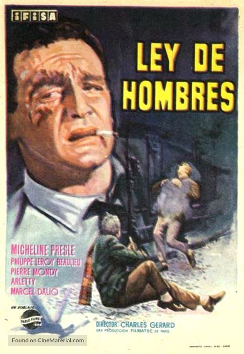 La loi des hommes - Spanish Movie Poster