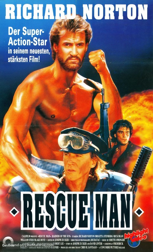 Raiders of the Sun - German Movie Poster