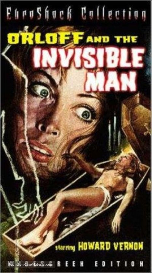 La vie amoureuse de l&#039;homme invisible - VHS movie cover