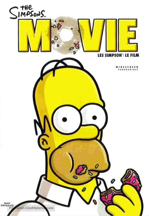 The Simpsons Movie - Canadian DVD movie cover