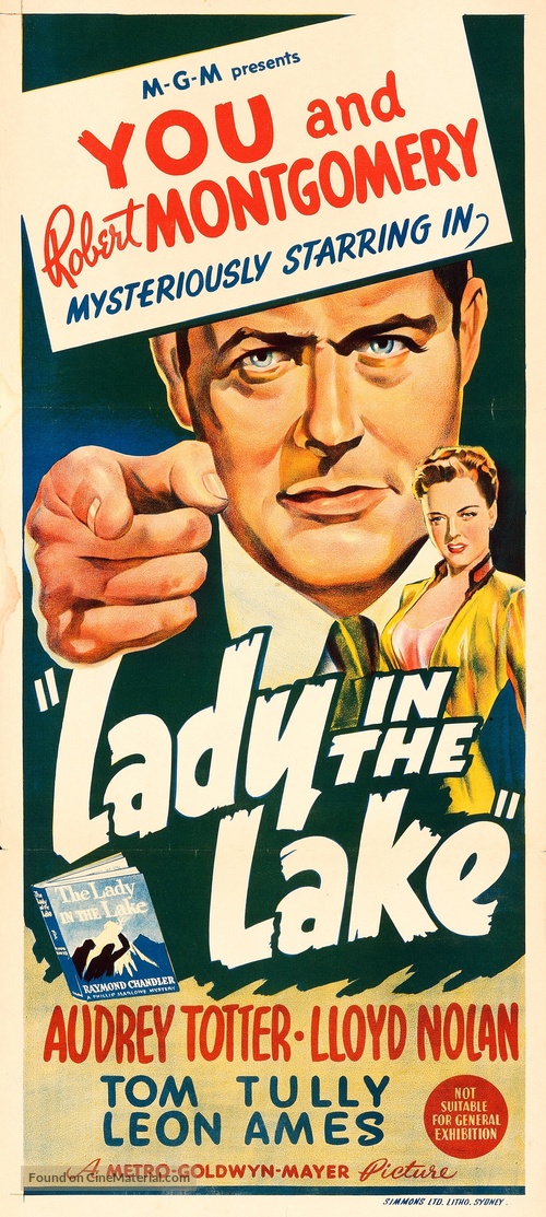 Lady in the Lake - Australian Movie Poster