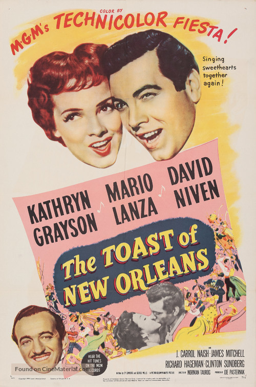 The Toast of New Orleans - Movie Poster