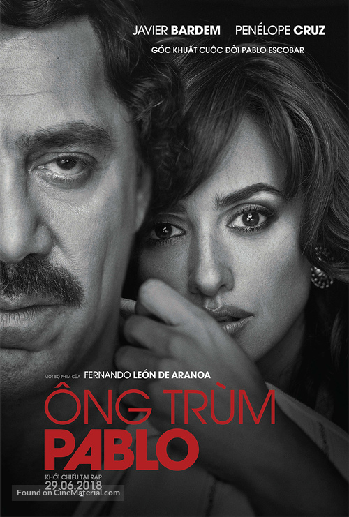 Loving Pablo - Vietnamese Movie Poster