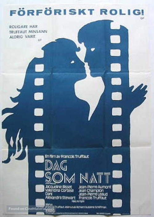 La nuit am&eacute;ricaine - Swedish Movie Poster