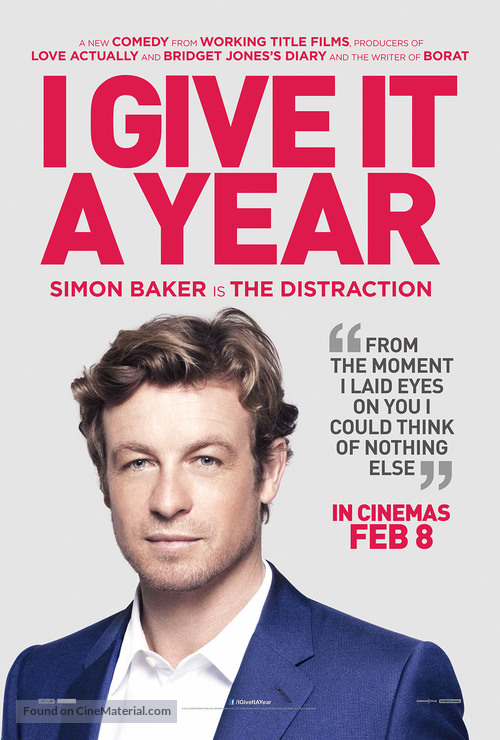 I Give It a Year - British Movie Poster