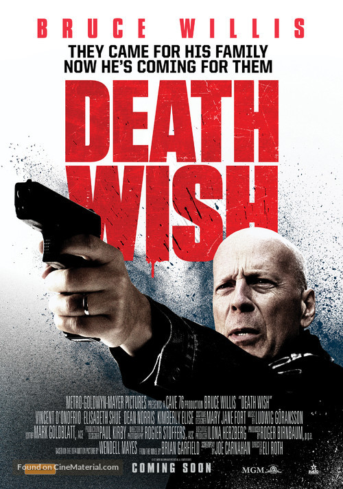 Death Wish - Australian Movie Poster