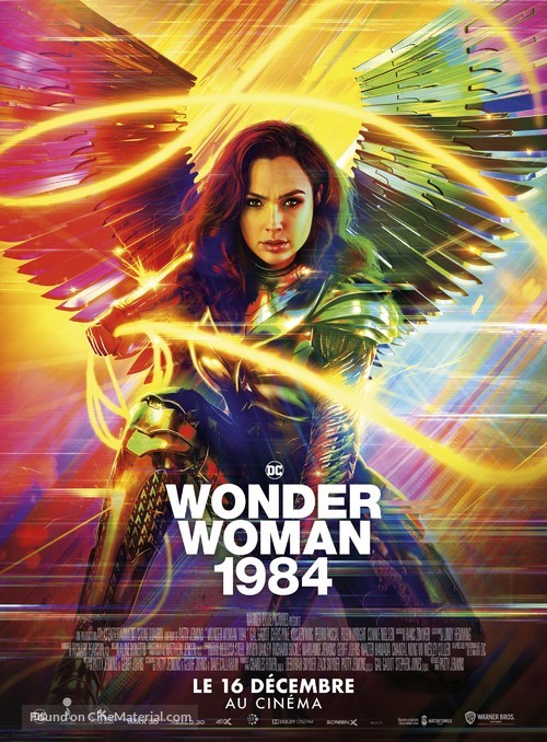 Wonder Woman 1984 - French Movie Poster