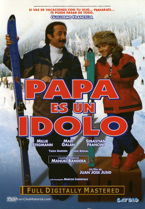 Pap&aacute; es un &iacute;dolo - Argentinian Movie Cover