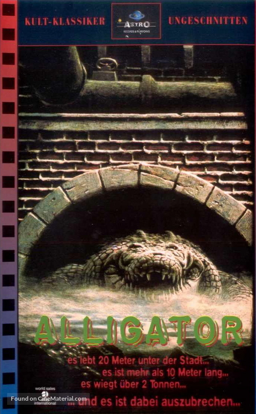 Alligator - German VHS movie cover