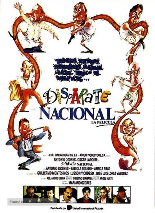 Disparate nacional - Spanish Movie Poster