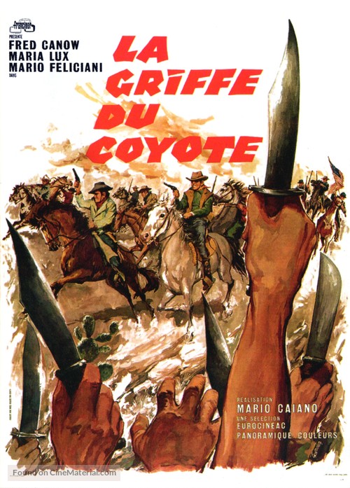 Il segno del coyote - French Movie Poster