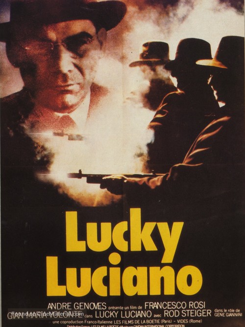 Lucky Luciano - French Movie Poster