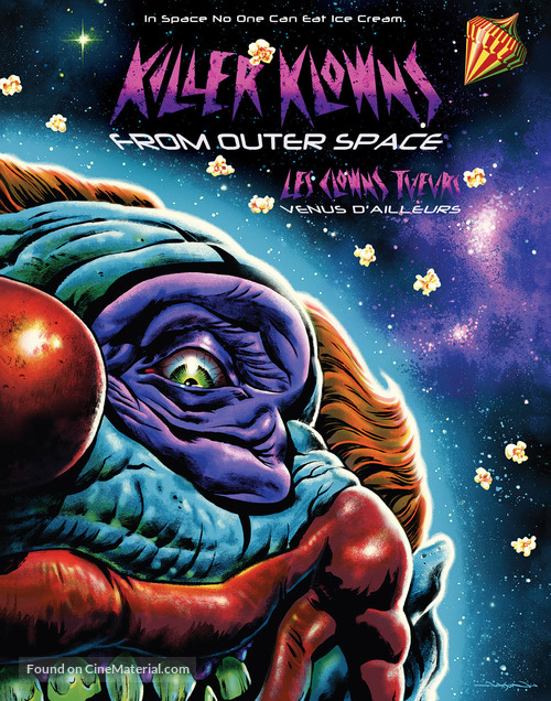 Killer Klowns from Outer Space - Canadian Blu-Ray movie cover