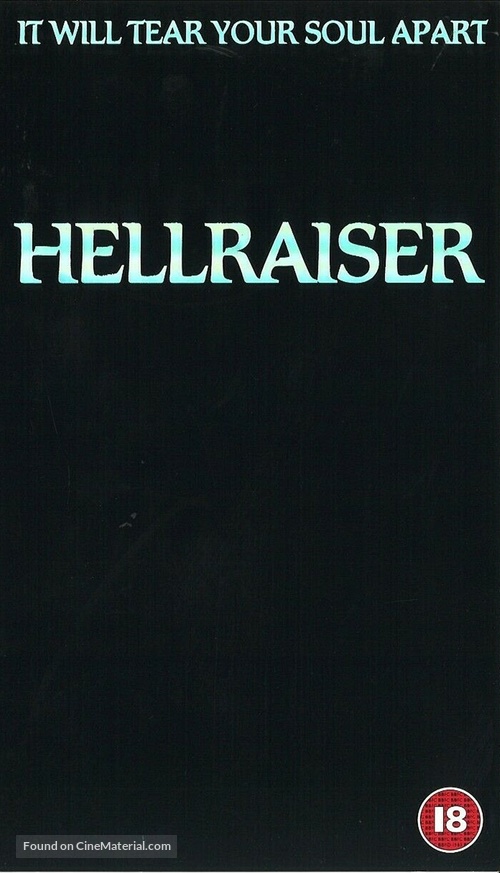 Hellraiser - British VHS movie cover