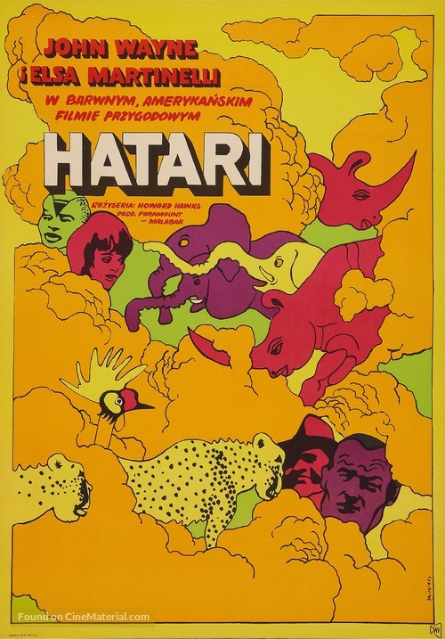Hatari! - Polish Movie Poster