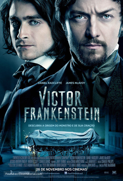 Victor Frankenstein - Brazilian Movie Poster