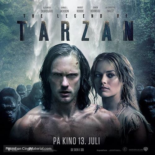 The Legend of Tarzan - Norwegian Movie Poster