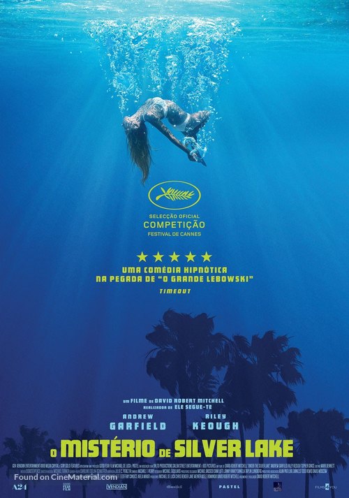 Under the Silver Lake - Portuguese Movie Poster