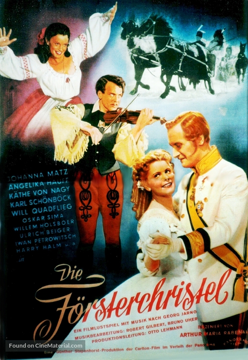 Die F&ouml;rsterchristl - German Movie Poster