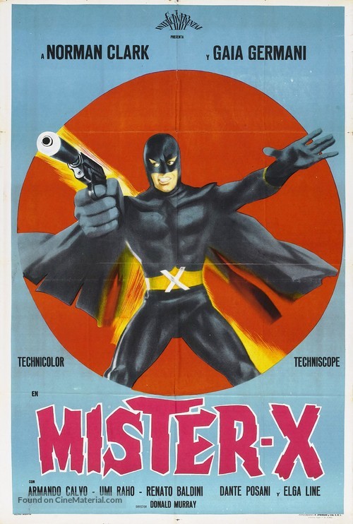 Mister X - Spanish Movie Poster