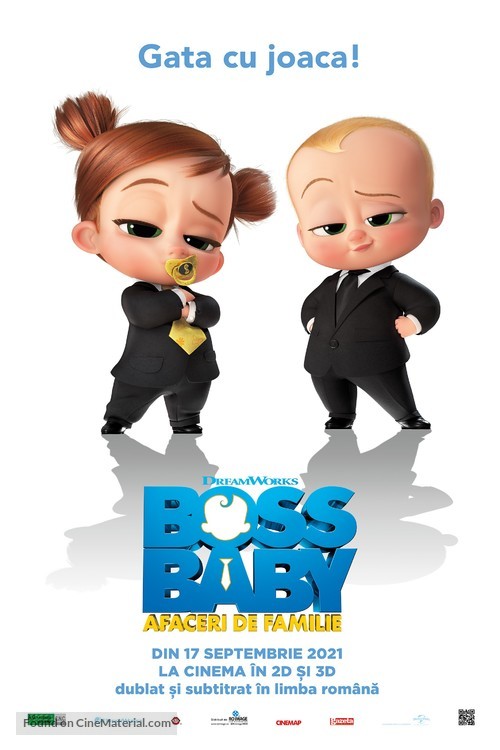 The Boss Baby: Family Business - Romanian Movie Poster