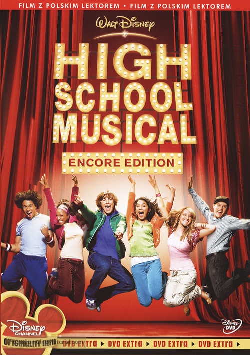 High School Musical - Polish DVD movie cover