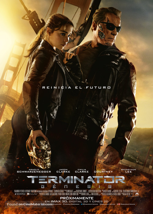 Terminator Genisys - Mexican Movie Poster