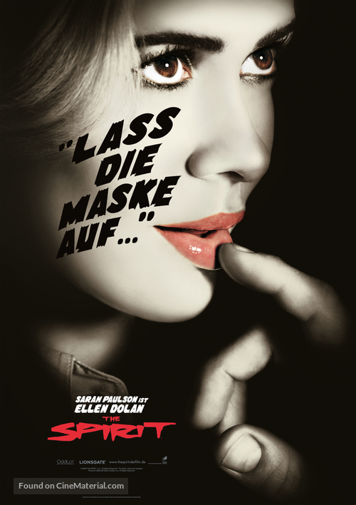 The Spirit - German Movie Poster