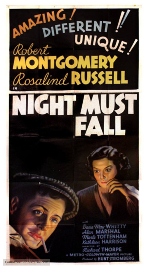 Night Must Fall - Movie Poster