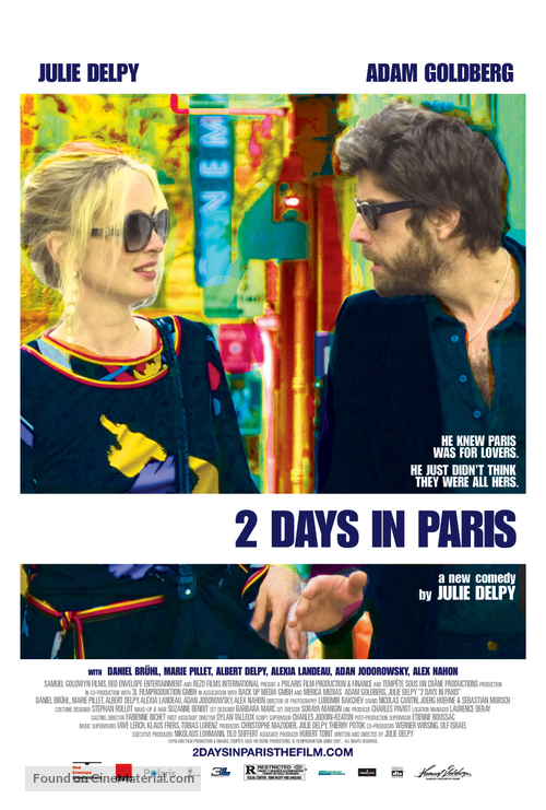 2 Days in Paris - poster