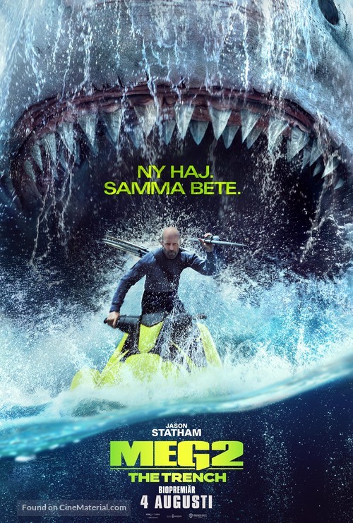 Meg 2: The Trench - Swedish Movie Poster