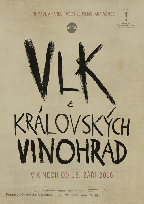 Vlk z Kr&aacute;lovsk&yacute;ch Vinohrad - Czech Movie Poster