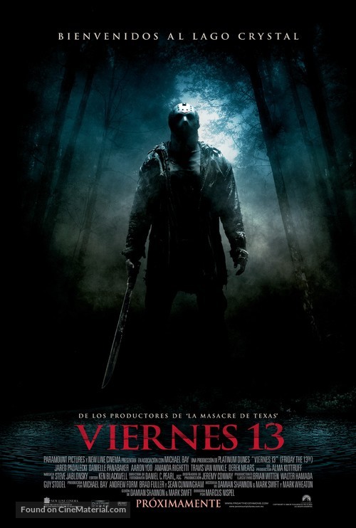 Friday the 13th - Mexican Movie Poster