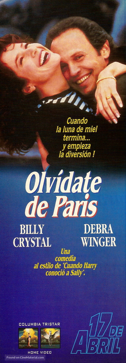 Forget Paris - Argentinian Movie Poster