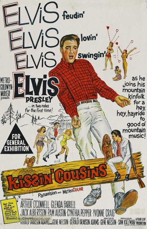 Kissin&#039; Cousins - Australian Movie Poster