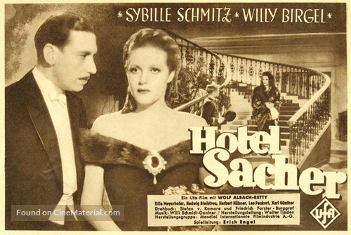 Hotel Sacher - German poster