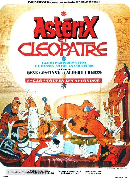 Ast&eacute;rix et Cl&eacute;op&acirc;tre - French Movie Poster